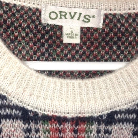 Orvis Women’s Plaid Crewneck Sweater Size Small - Picture 5 of 9